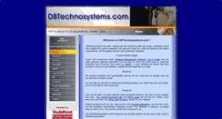 Desktop Screenshot of dbtechnosystems.com
