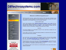 Tablet Screenshot of dbtechnosystems.com